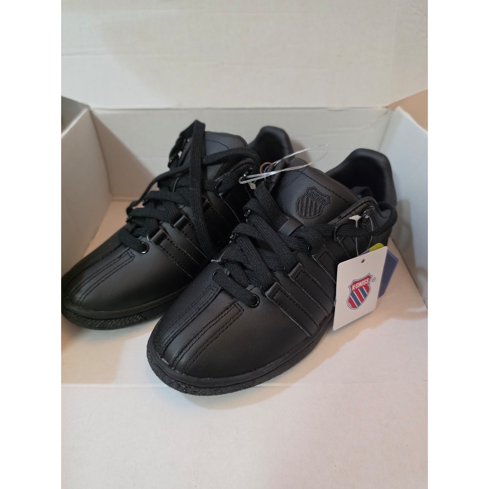 K-Swiss Women's Classic VN Sneaker Black/Black Size 6 NWT 93343-001-M